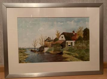 Schilderij G. Klarenbeek - Klassiek Landschap beschikbaar voor biedingen
