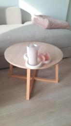 Houten Salontafel Rond, Ophalen, 50 tot 100 cm, Rond, 50 tot 100 cm
