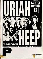 Uriah Heep. Poster / Affiche Paradiso. 1985, Verzamelen, Ophalen of Verzenden, Zo goed als nieuw, Poster, Artwork of Schilderij