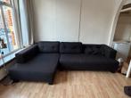 Donkergrijze Hoekbank - Comfortabel en Stijlvol, Ophalen, Gebruikt