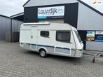 TEC Travel King 400 DB ’07 (vastbed 205 cm, Treinzit), Caravans en Kamperen, Caravans, Vast bed, T.E.C., Bedrijf, 750 - 1000 kg