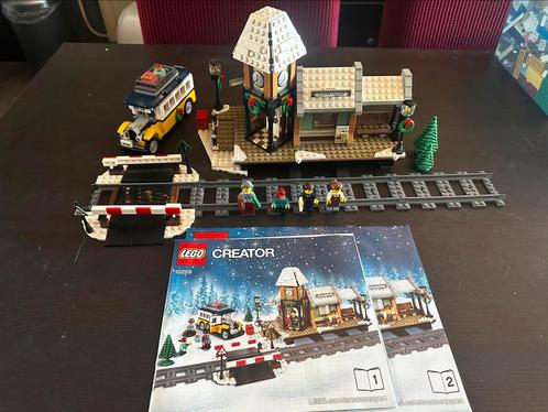 Lego 10259 kerst station, Kinderen en Baby's, Speelgoed | Duplo en Lego, Zo goed als nieuw, Lego, Complete set, Ophalen of Verzenden
