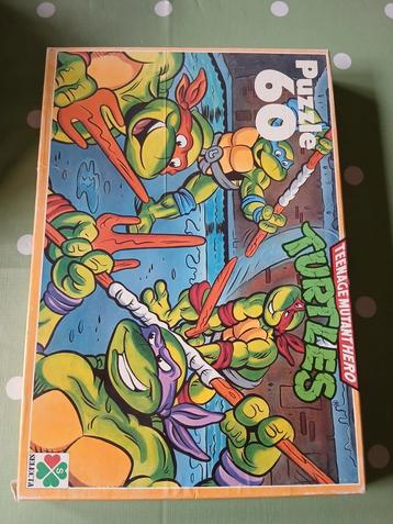 Vintage TMNT Puzzel - 60 Stukjes beschikbaar voor biedingen