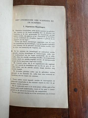 Nederland voorschrift handleiding geweermaker Hembrug AI M95 beschikbaar voor biedingen