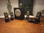Logitech X-530 5.1 speakerset surroundsound, Ophalen of Verzenden, Gebruikt, Audiokanaal 5.1, Logitech