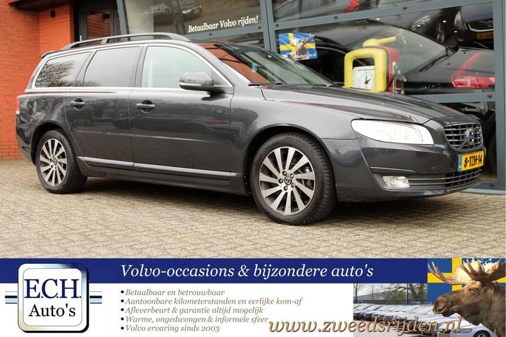Volvo V70 2.0 D4 181 pk Nordic+ Leer, Trekhaak, Standkachel, Auto's, Volvo, Bedrijf, Te koop, V70, ABS, Airbags, Airconditioning