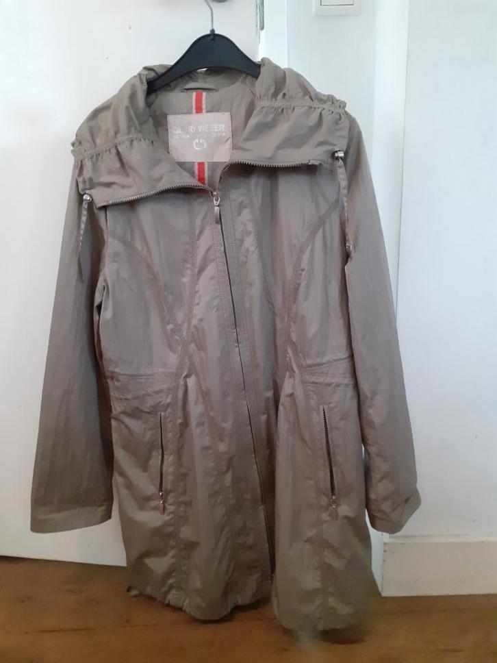 zgan lichtbruine najaarjas Gerry Weber, gevoerd mt 42, Kleding | Dames, Jassen | Winter, Zo goed als nieuw, Maat 42/44 (L), Bruin