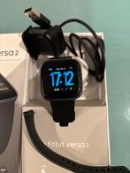 Fitbit Versa 2, Gebruikt, Zwart, Ophalen of Verzenden, Fitbit