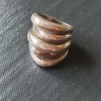 Prachtige zware massief zilveren handgemaakte ring, Sieraden, Tassen en Uiterlijk, Ringen, Ophalen of Verzenden, Dame, Zilver