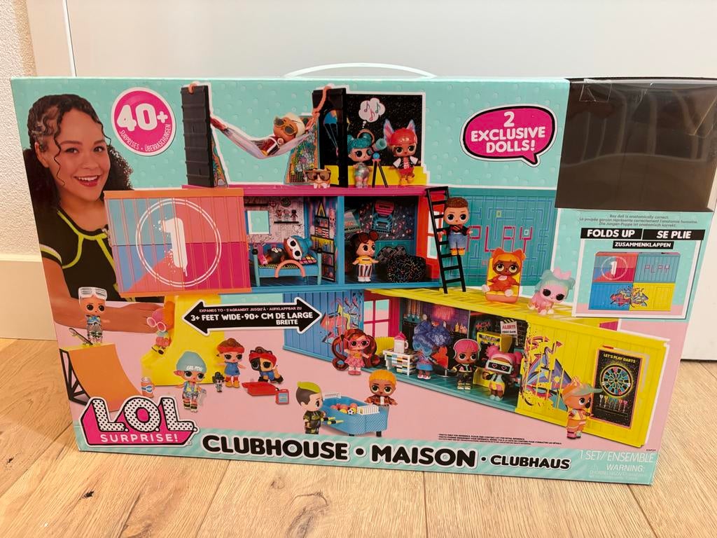 LOL Clubhuis, compleet met doos, Ophalen of Verzenden, Zo goed als nieuw, Poppenhuis