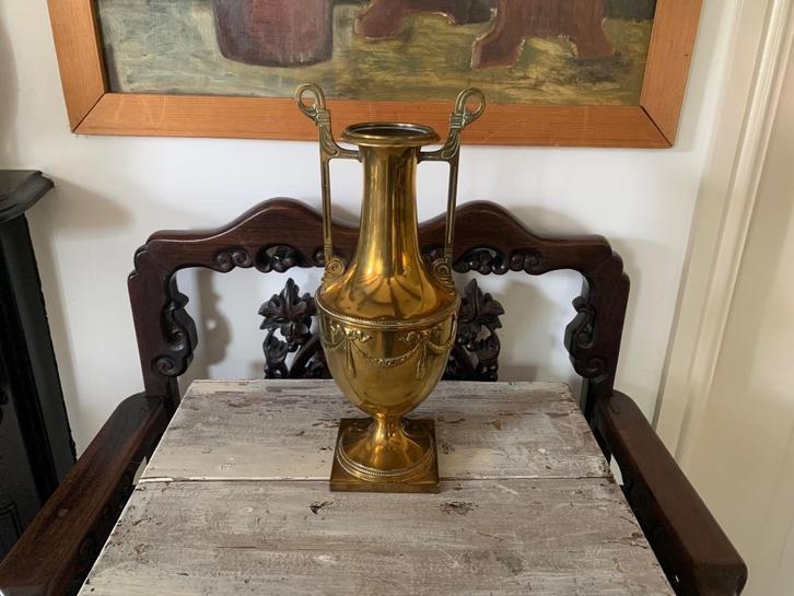 Antieke Art Deco koperen urn vaasje, Antiek en Kunst, Antiek | Koper en Brons, Koper, Ophalen of Verzenden