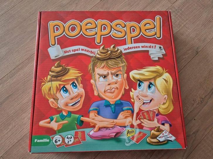 poepspel, Hobby en Vrije tijd, Gezelschapsspellen | Bordspellen, Gebruikt, Ophalen of Verzenden