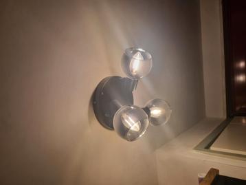 Industriële lamp, 3 bollen - smoke beschikbaar voor biedingen
