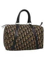 Christian Dior trotter canvas boston bag navy silver, Ophalen of Verzenden