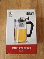 Theepot met filter
600 ml, Bialetti, Huis en Inrichting, Ophalen of Verzenden, Nieuw