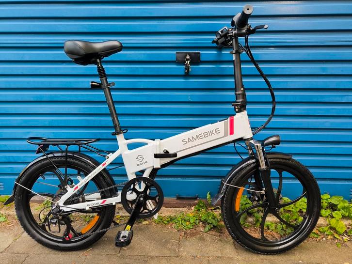 Z.G.A.N Samebike Elektrische Vouwfiets met 7 Versnellingen, Fietsen en Brommers, Fietsen | Vouwfietsen, Zo goed als nieuw, 20 inch of meer
