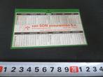 sticker kalender 1983 van son assurantiën bv tilburg, Ophalen, Zo goed als nieuw, Bedrijf of Vereniging