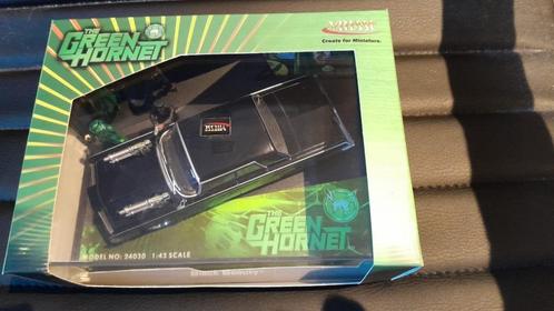 the green hornet black beauty 1:43 with 2 figurines, Hobby en Vrije tijd, Modelauto's | 1:43, Nieuw, Auto, Overige merken, Ophalen of Verzenden