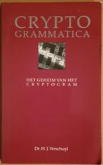 Crypto grammatica het geheim van het cryptogram, Boeken, Overige uitgevers, Ophalen of Verzenden, Zo goed als nieuw, H.J.Verschuyl