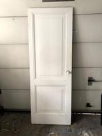 Antieke witte paneel deur (massief), Doe-het-zelf en Verbouw, Deuren en Horren, Ophalen, Gebruikt, Minder dan 80 cm, Binnendeur