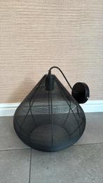 Zwart metalen hanglamp, Huis en Inrichting, Ophalen, Zo goed als nieuw, Metaal, Minder dan 50 cm