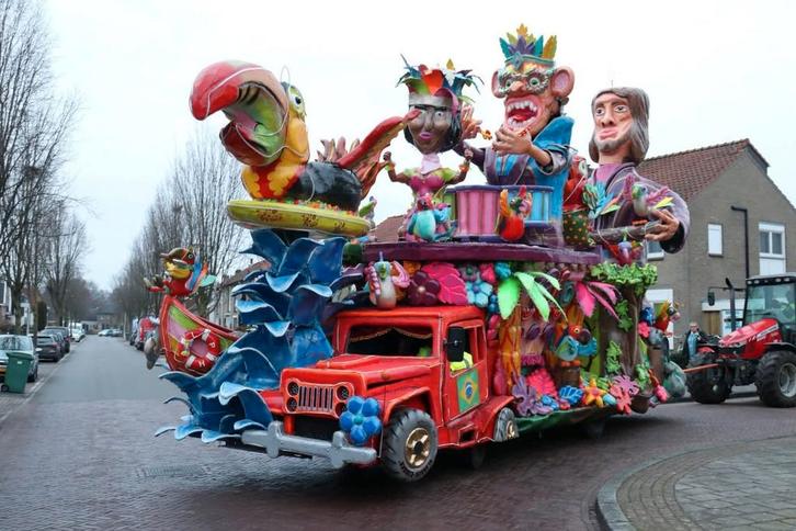 Carnavalswagen Rio Thema, Hobby en Vrije tijd, Feestartikelen, Carnaval, Ophalen