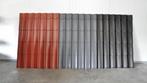 Dakpanplaten/dakpanprofielplaten, kleur rood zwart en grijs, Nieuw, 15 m² of meer, Metaal, Ophalen