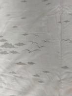 een  eenpersoons dekbedovertrek - Wit met vogelprint, Eenpersoons, Wit, Dekbedovertrek, Ophalen of Verzenden