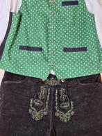 Lange lederhose 58 gilet overhemd Tiroler, Ophalen, Gedragen, Maat 56/58 (XL)
