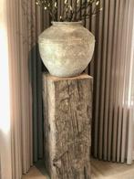 Robuust hout . Sokkels . Lampen . Salontafels, Ophalen, Zo goed als nieuw