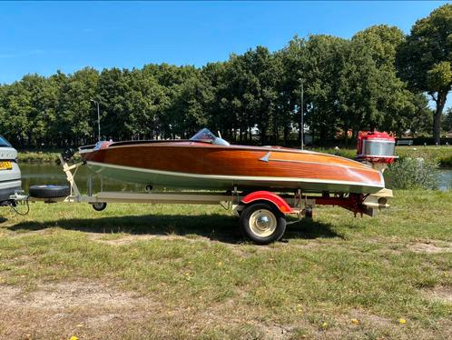 Aristocraft Torpedo 14  Kiekhaefer Mercury mk55 Mastercraft, Watersport en Boten, Speedboten, Zo goed als nieuw, 3 tot 6 meter