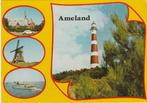 AMELAND Kerk Mini Molen Veerboot Vuurtoren, Verzenden, 1960 tot 1980, Gelopen, Waddeneilanden