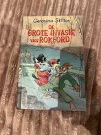 Geronimo Stilton - De Grote Invasie van Rokford, Ophalen of Verzenden, Gelezen, Fictie algemeen