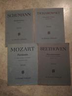 4 pianowerken van oa Mozart, Beethoven (Henle Urtext), Klassiek, Ophalen of Verzenden, Zo goed als nieuw, Artiest of Componist