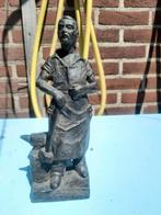 Bronzen beeld van smid, Ophalen of Verzenden, Zo goed als nieuw
