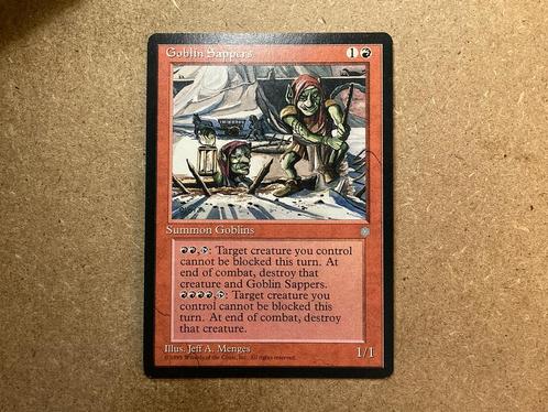 1x Goblin Sappers (Near Mint), Hobby en Vrije tijd, Verzamelkaartspellen | Magic the Gathering, Zo goed als nieuw, Losse kaart