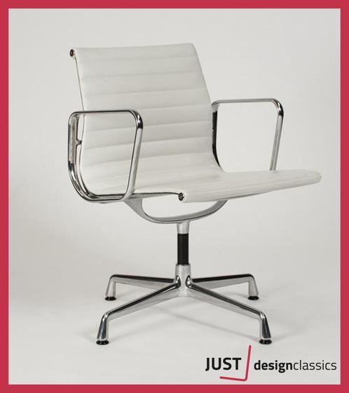 Vitra Eames ea108 Wit Leder Nieuwstaat (voorraad:30), Huis en Inrichting, Stoelen, Zo goed als nieuw