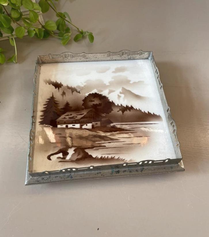 Art-deco/ jugendstil onderzetter, Antiek en Kunst, Antiek | Porselein, Ophalen of Verzenden