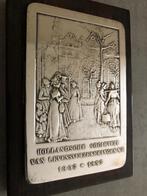 Plaquette Verzekeringen, Antiek en Kunst, Ophalen of Verzenden, Zilver