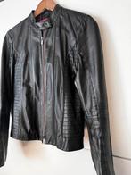 Hugo Boss leren zomerjas, Kleding | Dames, Zwart, Ophalen of Verzenden, Zo goed als nieuw, Maat 36 (S)