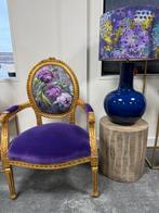 Prachtige set Louis Seize stoeltje plus lamp, Ophalen