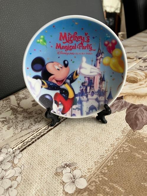 Disney bordje ' Mickey's magical party ' Disneyland parijs, Verzamelen, Disney, Servies, Mickey Mouse, Ophalen of Verzenden