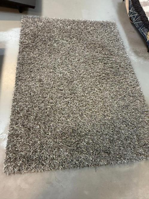 polyester vloerkleed grijs 160x230, Huis en Inrichting, Stoffering | Tapijten en Kleden, Zo goed als nieuw, 150 tot 200 cm, 200 cm of meer