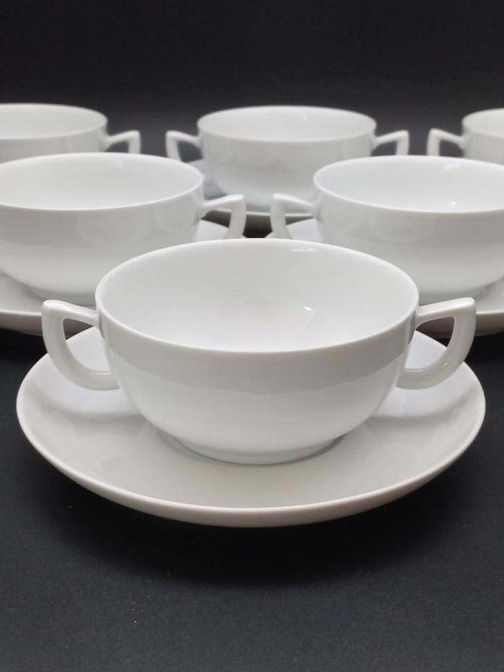 6 prachtige Arzberg soepkommen, Huis en Inrichting, Keuken | Servies, Zo goed als nieuw, Overige typen, Overige stijlen, Porselein