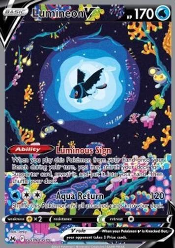 Pokémon 2023 Lumineon V CRZ GG39 RAW beschikbaar voor biedingen