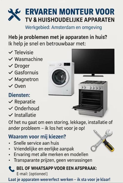 Wasmachine, oven, Witgoed en Apparatuur, Ovens, Oven, 45 tot 60 cm, Ophalen of Verzenden