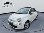 Fiat 500 C 1.0 Hybrid Dolcevita Navigatiesysteem Half leder, Auto's, Fiat, Voorwielaandrijving, Gebruikt, Cabriolet, 4 stoelen