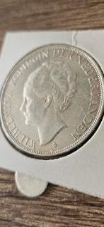 Zilveren rijksdaalder 1937 wilhelmina mooie kwaliteit, Zilver, Ophalen of Verzenden, Koningin Wilhelmina, Losse munt