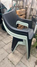 4 stoelen gratis, Tuin en Terras, Ophalen, Zo goed als nieuw, Kunststof