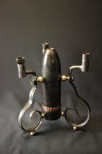 Prachtige 75mm Franse trench-art LEEG, Ophalen of Verzenden, Landmacht, Overige gebieden, Hulzen of Bodemvondsten